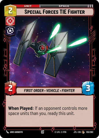 Special Forces TIE Fighter (135/257) [Jump to Lightspeed]