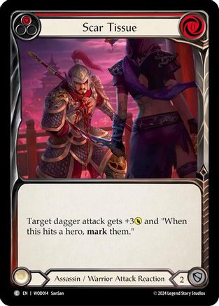 Scar Tissue (Red) (WOD014) - Blitz Deck: The Hunted - Arakni, Web of Deceit