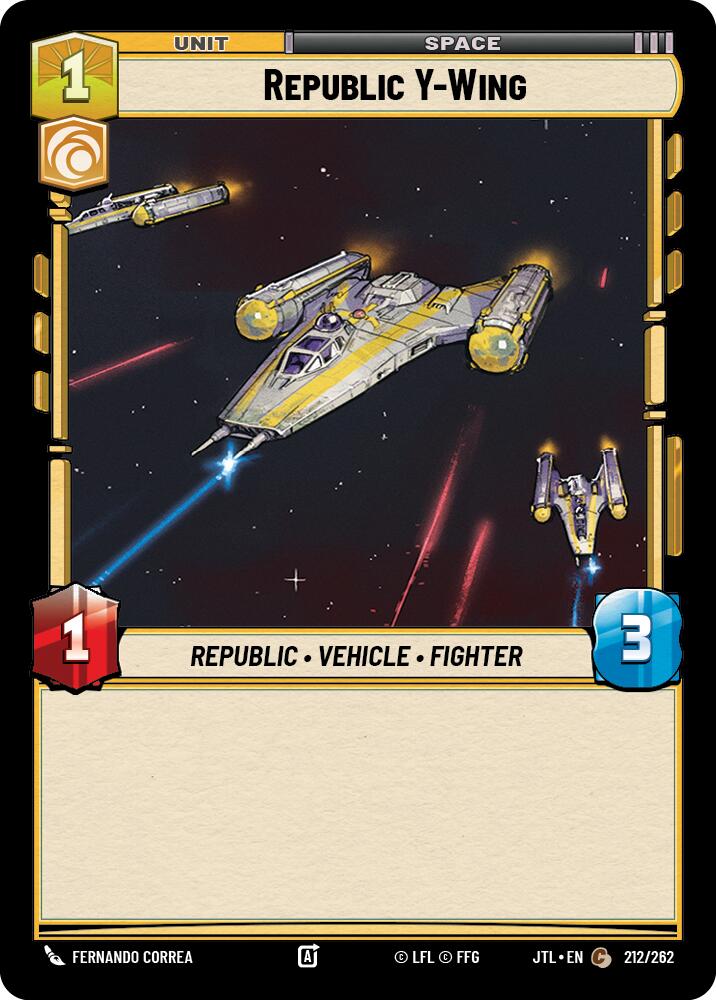 Republic Y-Wing (212/262) [Jump to Lightspeed]