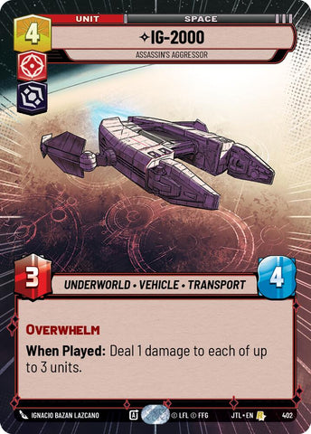 IG-2000 - Assassin's Aggressor (Hyperspace) (402) [Jump to Lightspeed]