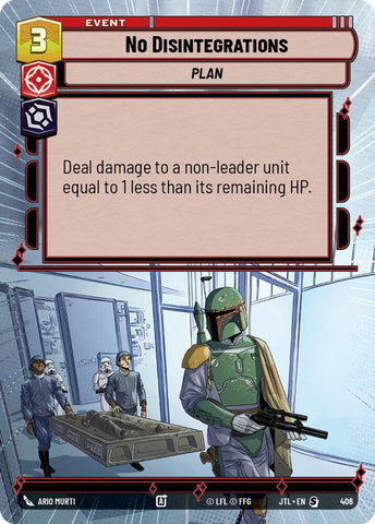 No Disintegrations (406) (Hyperspace) (406) [Jump to Lightspeed]