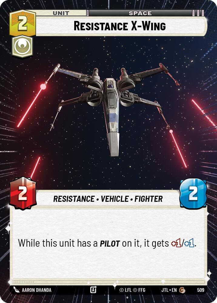 Resistance X-Wing (Hyperspace) (509) [Jump to Lightspeed]