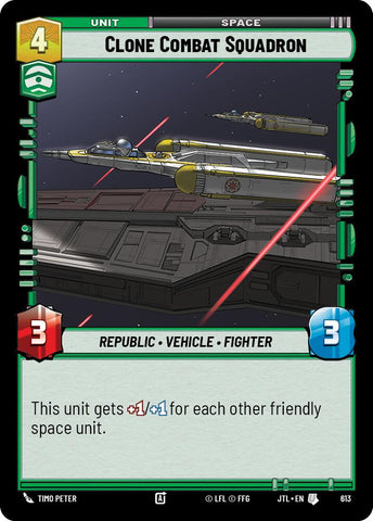 Clone Combat Squadron (Foil) (613) [Jump to Lightspeed]