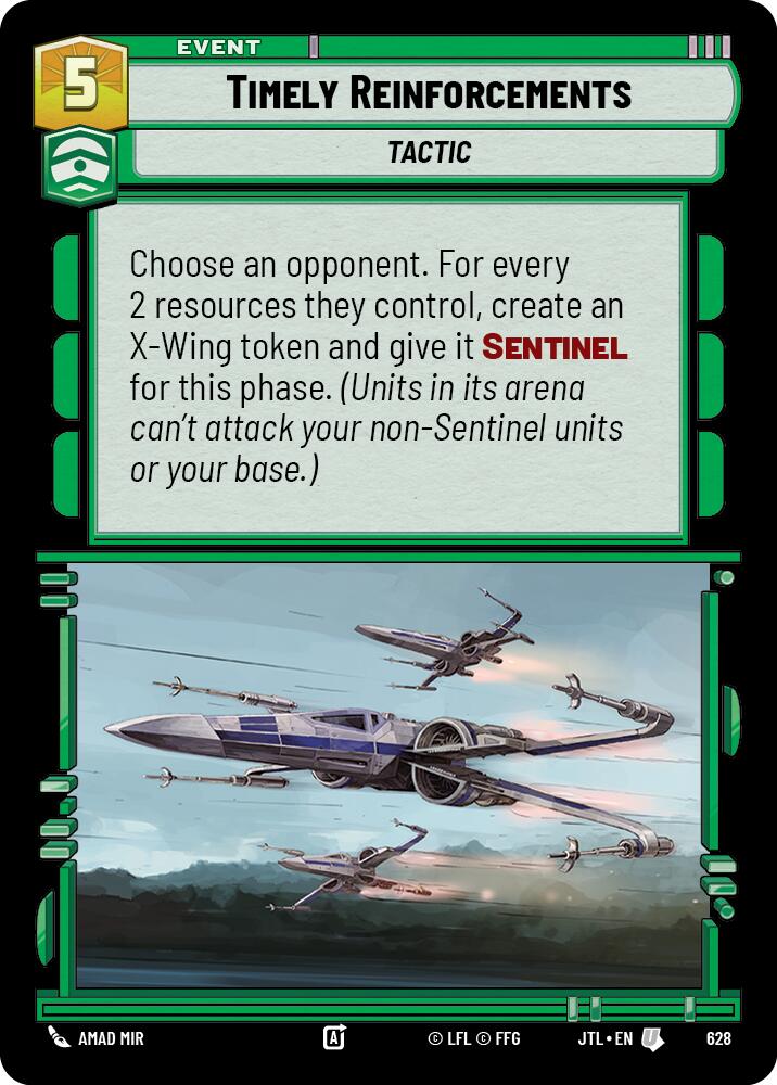 Timely Reinforcements (Foil) (628) [Jump to Lightspeed]