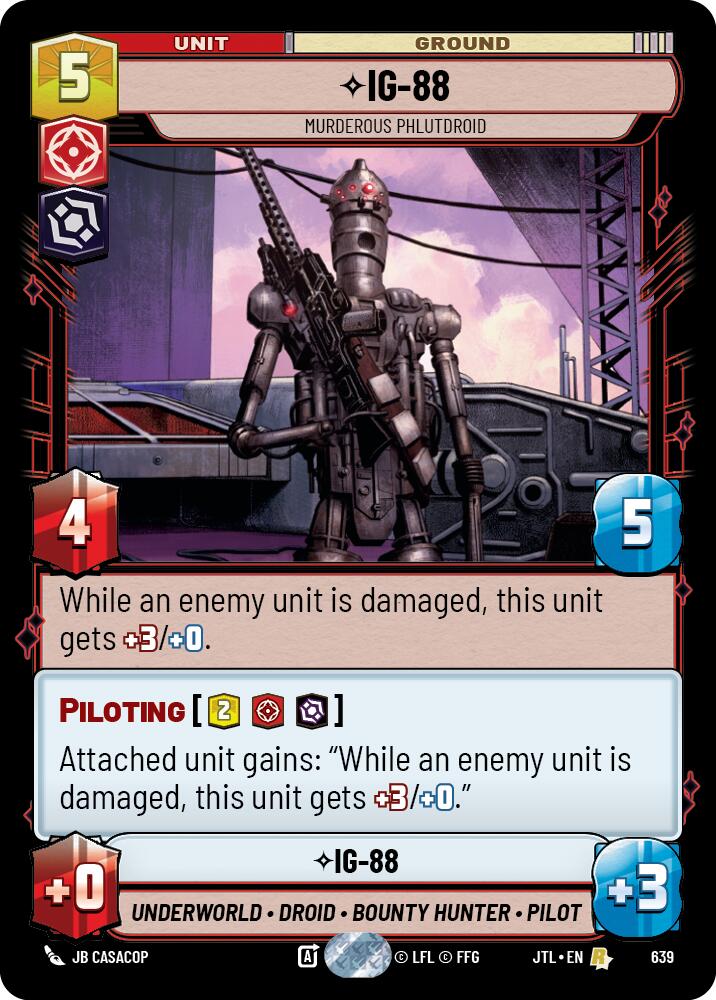 IG-88 - Murderous Phlutdroid (Foil) (639) [Jump to Lightspeed]