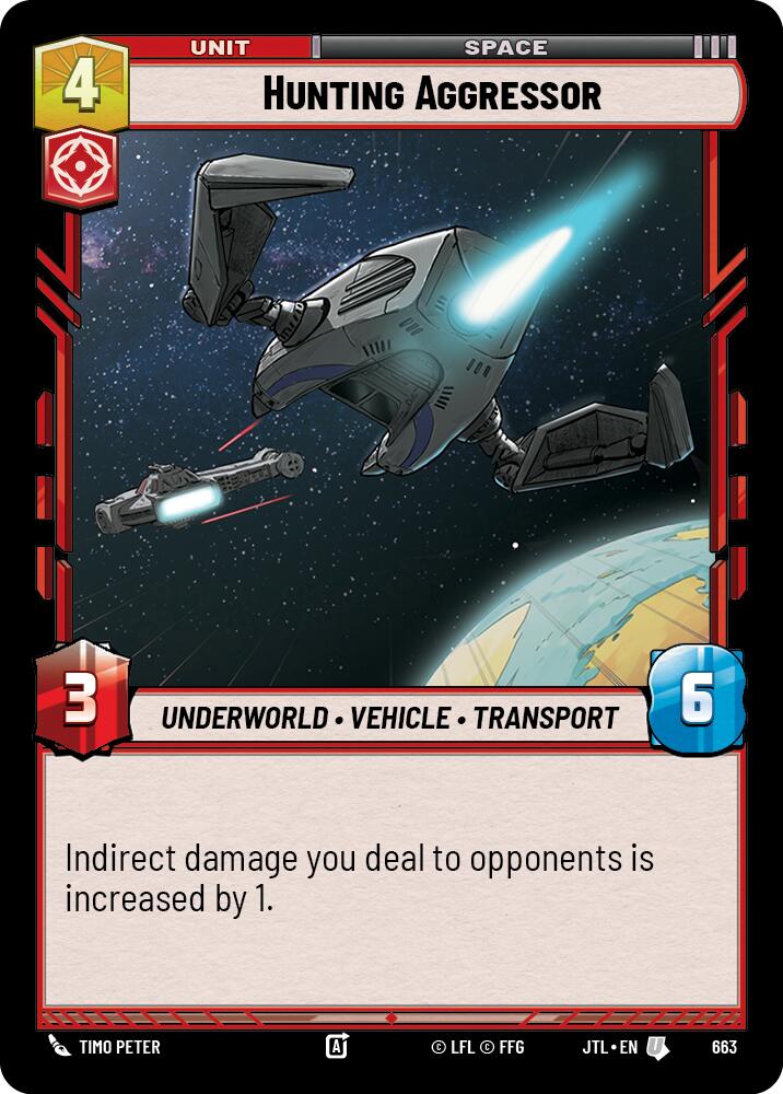 Hunting Aggressor (Foil) (663) [Jump to Lightspeed]