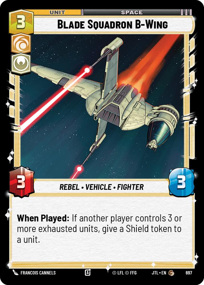 Blade Squadron B-Wing (Foil) (697) [Jump to Lightspeed]