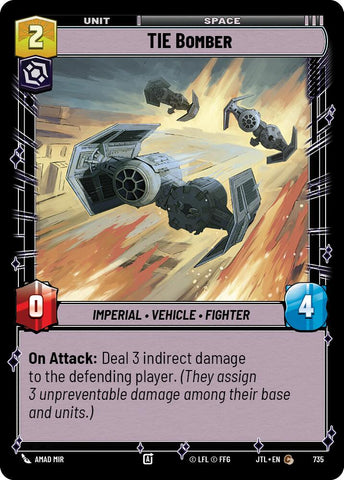 TIE Bomber (Foil) (735) [Jump to Lightspeed]