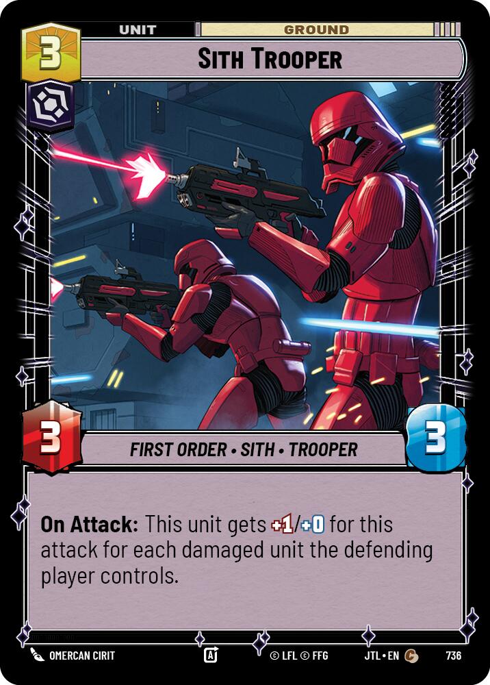 Sith Trooper (Foil) (736) [Jump to Lightspeed]