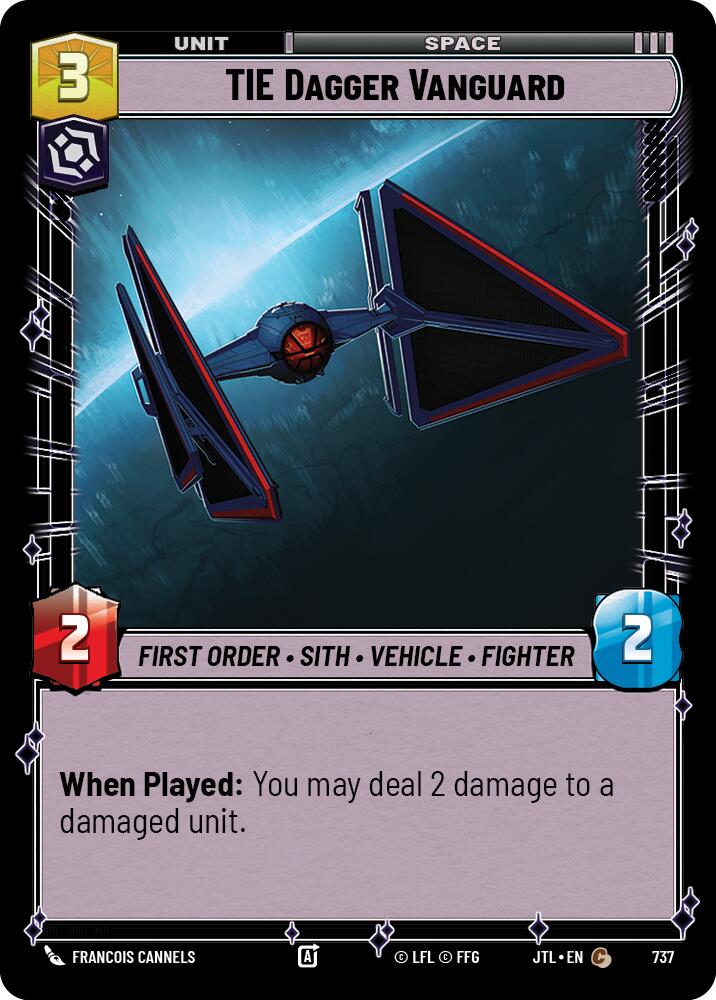 TIE Dagger Vanguard (Foil) (737) [Jump to Lightspeed]