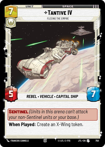 Tantive IV - Fleeing the Empire (Foil) (750) [Jump to Lightspeed]