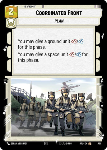 Coordinated Front (Foil) (751) [Jump to Lightspeed]