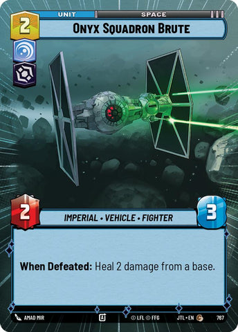 Onyx Squadron Brute (Hyperspace Foil) (767) [Jump to Lightspeed]