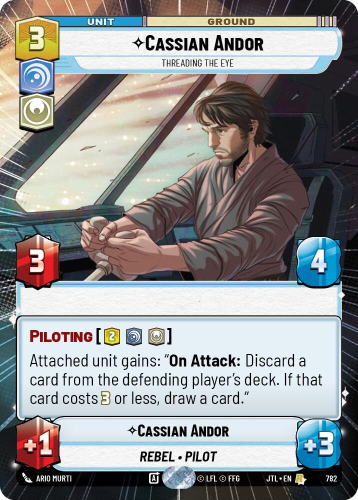 Cassian Andor - Threading the Eye (Hyperspace Foil) (782) [Jump to Lightspeed]