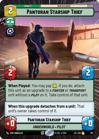 Pantoran Starship Thief (817) (Hyperspace Foil) (817) [Jump to Lightspeed]