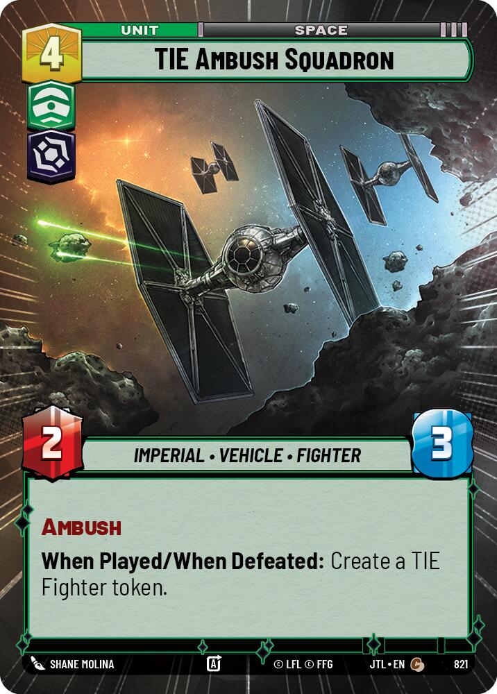 TIE Ambush Squadron (Hyperspace Foil) (821) [Jump to Lightspeed]