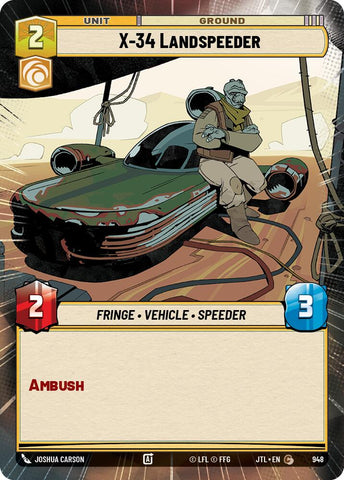 X-34 Landspeeder (Hyperspace Foil) (948) [Jump to Lightspeed]