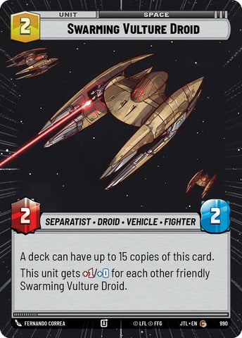 Swarming Vulture Droid (Hyperspace Foil) (990) [Jump to Lightspeed]