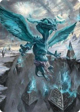 Ugin, Eye of the Storms Art Card (47/54) [Tarkir: Dragonstorm Art Series]