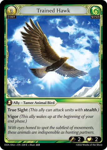 Trained Hawk (228) [Dawn of Ashes: Alter Edition]