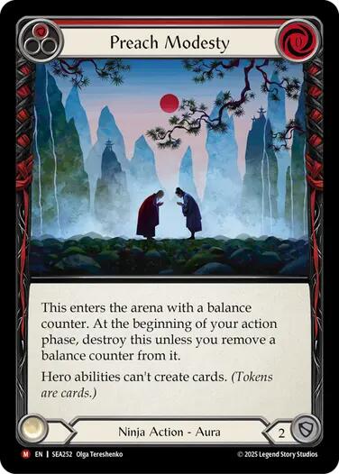 Preach Modesty [SEA252] (High Seas)