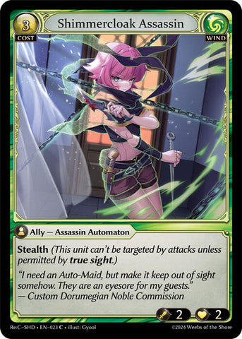 Shimmercloak Assassin (023) [Tristan Re:Collection, Shadowdancer Lite]