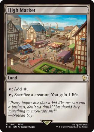 High Market (Surge Foil) [FINAL FANTASY Commander]