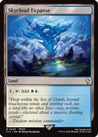 Skycloud Expanse (Surge Foil) [FINAL FANTASY Commander]