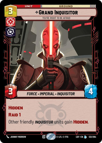 Grand Inquisitor - You're Right to Be Afraid (132/264) (132/264) [Legends of the Force]