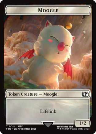 Moogle (0011) // Copy (0001) Double-Sided Token [FINAL FANTASY Tokens]