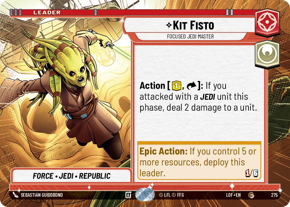Kit Fisto - Focused Jedi Master (275) (Hyperspace) (276) [Legends of the Force]