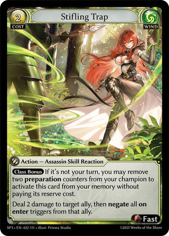 Stifling Trap (022) [Supporter Pack 3]