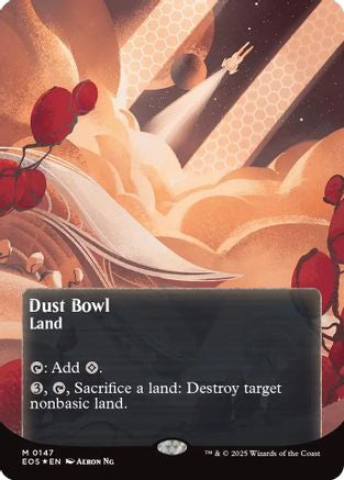Dust Bowl (0057) (Borderless) (Galaxy Foil) [Edge of Eternities: Stellar Sights]
