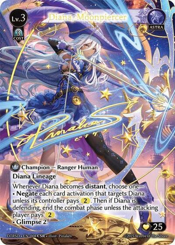 Diana, Moonpiercer (CSR) (8) [Distorted Reflections Starter Decks]
