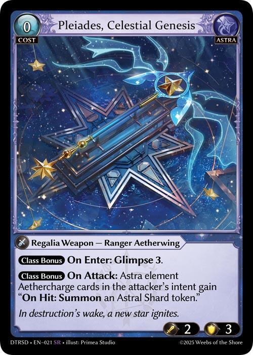 Pleiades, Celestial Genesis (21) [Distorted Reflections Starter Decks]