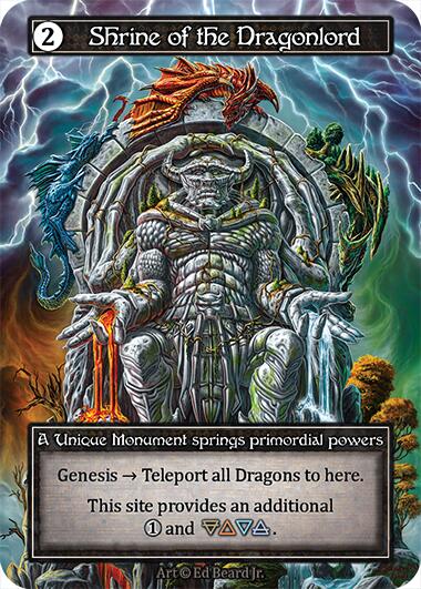 その他 Shrine of the Dragonlord foil Sorcery Shrine of the Dragonlord (Foil) [Dragonlord]