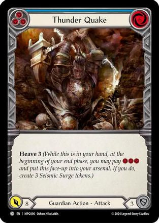 Thunder Quake (Blue) (MPG090) - Mastery Pack Guardian
