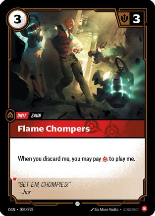 Flame Chompers (006/298) - Origins