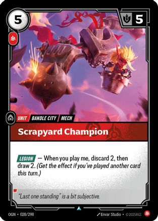 Scrapyard Champion (020/298) - Origins Foil