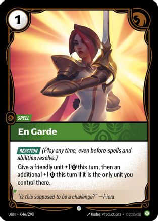 En Garde (046/298) - Origins