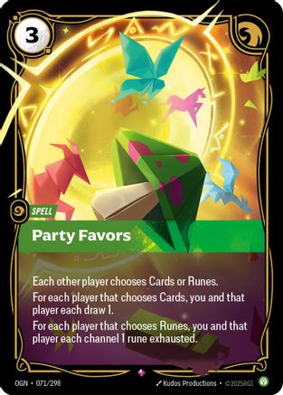 Party Favors (071/298) - Origins Foil
