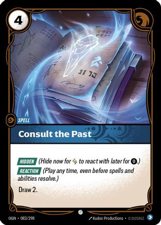 Consult the Past (083/298) - Origins Foil