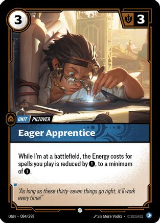 Eager Apprentice (084/298) - Origins Foil