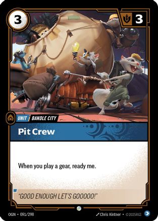 Pit Crew (091/298) - Origins