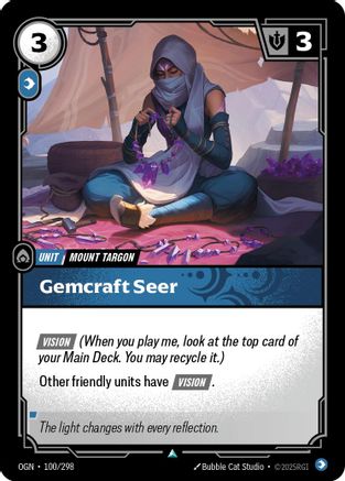 Gemcraft Seer (100/298) - Origins Foil