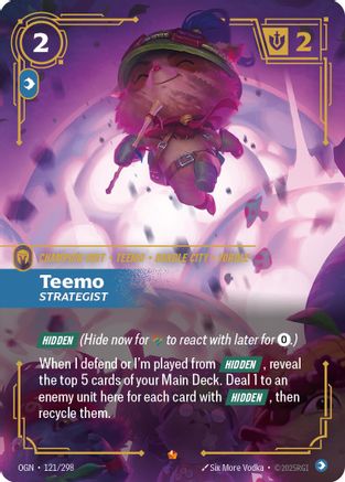 Teemo - Strategist (121/298) - Origins Foil