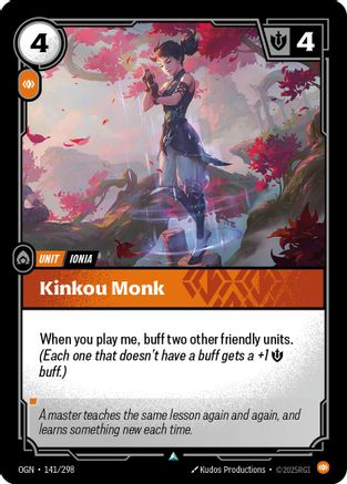 Kinkou Monk (141/298) - Origins Foil