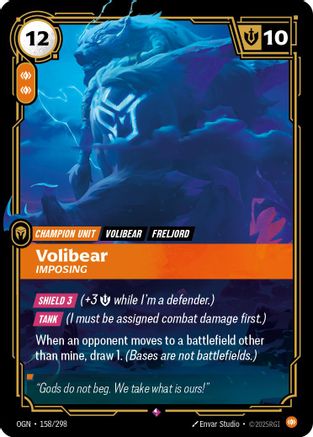 Volibear - Imposing (158/298) - Origins Foil