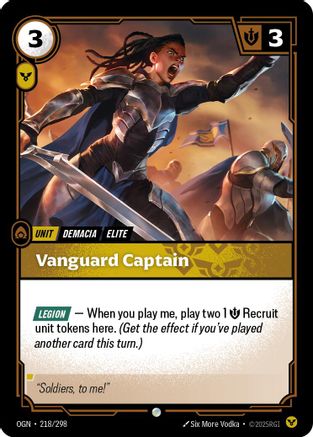 Vanguard Captain (218/298) - Origins Foil