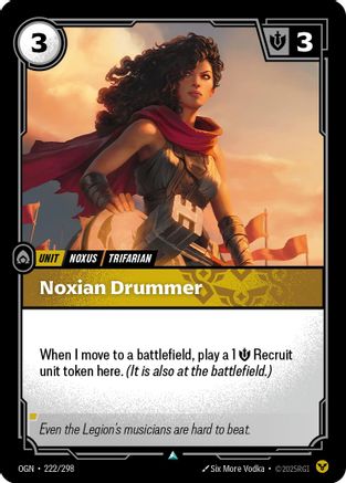 Noxian Drummer (222/298) - Origins Foil